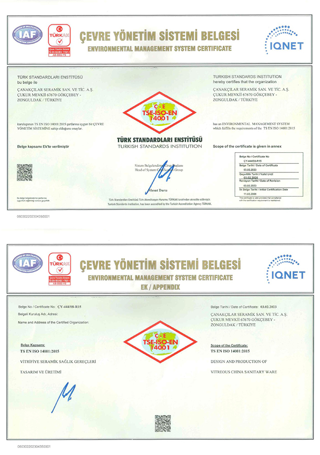 TSE EN ISO 14001-2015