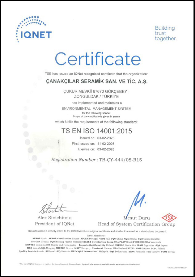 TS EN ISO 14001:2015